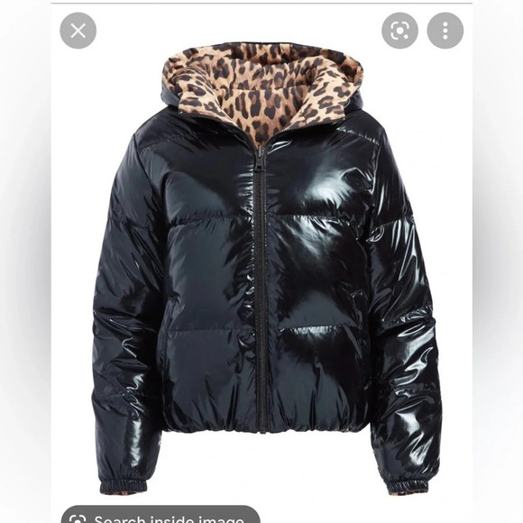 Alice + Olivia Reversible Puffer Jacket in Sz. S - Picture 7 of 8